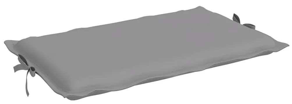 vidaXL Μαξιλάρι Ξαπλώστρας Γκρι 186x58x4 εκ. από Ύφασμα Oxford