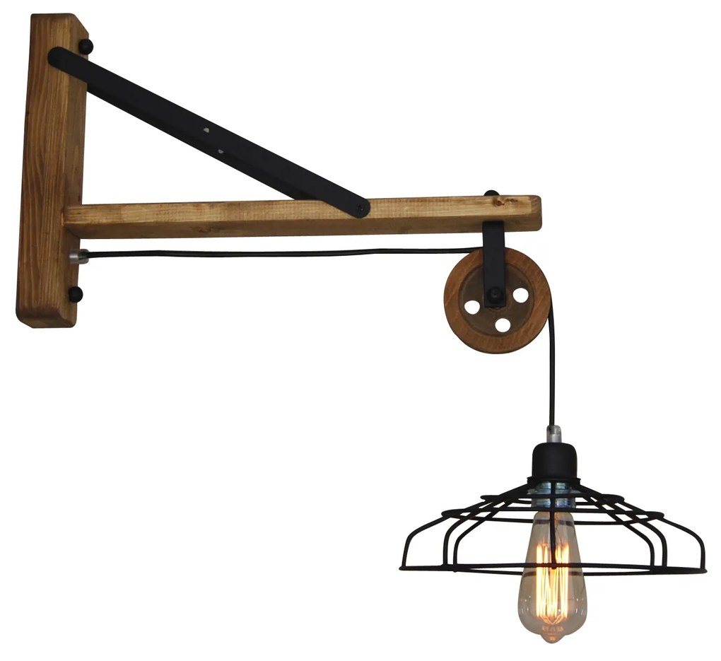 Φωτιστικό Τοίχου - Απλίκα HL-316W-1L LORLAS WALL LAMP - 51W - 100W - 77-3176