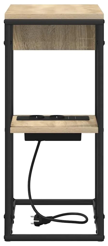 vidaXL Κομοδίνο Sonoma Δρυς 41.5 x 26 x 60.5 εκ Επεξεργασμένο ξύλο
