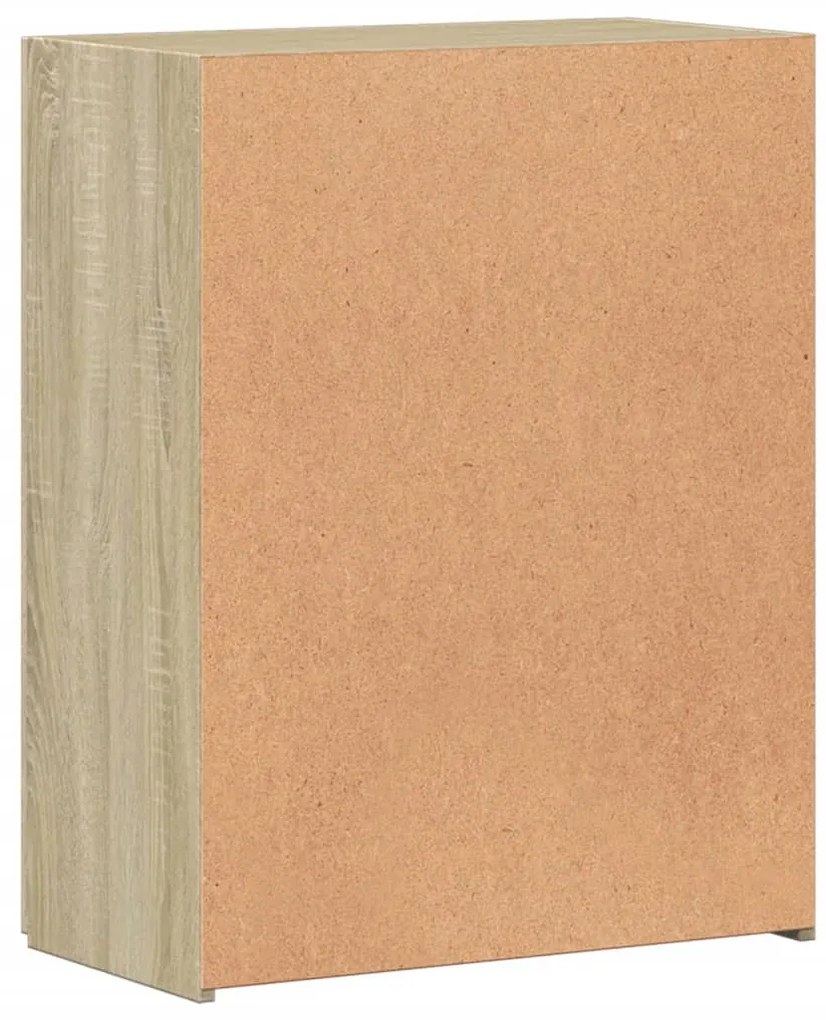 vidaXL Αρχειοθήκη Sonoma Δρυς 60x32x77,5 εκ. από Επεξεργασμένο Ξύλο