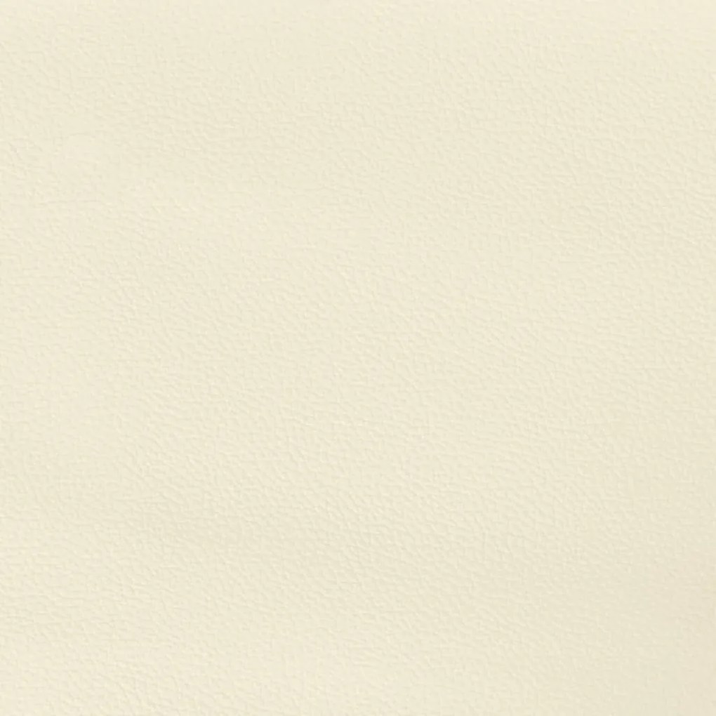 Πλαίσιο Κρεβατιού Κρεμ 140x200 εκ. από Συνθετικό Δέρμα - Κρεμ