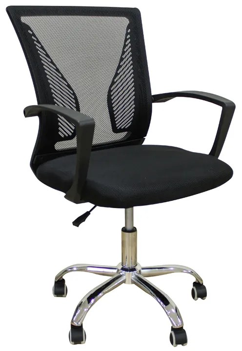 A9880 ΜΑΥΡO MESH ΠΟΛΥΘΡΟΝΑ ΓΡΑΦΕΙΟΥ 57X54X40-91/48-99εκ. ZITA PLUS 57X54X40-91/48-99εκ.