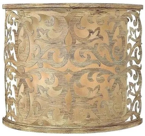 Απλίκα Φωτιστικό Τοίχου 2xE14  Σαμπανιζέ  Carabel HK-CARABEL2 Elstead Lighting-HK-CARABEL2-Καφέ HK-CARABEL2
