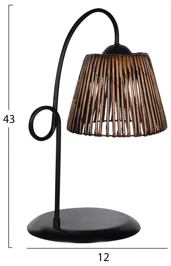 Φωτιστικό C7490 Επιτραπέζιο Μεταλλικό 12x42 εκ. 12x12x42 εκ.