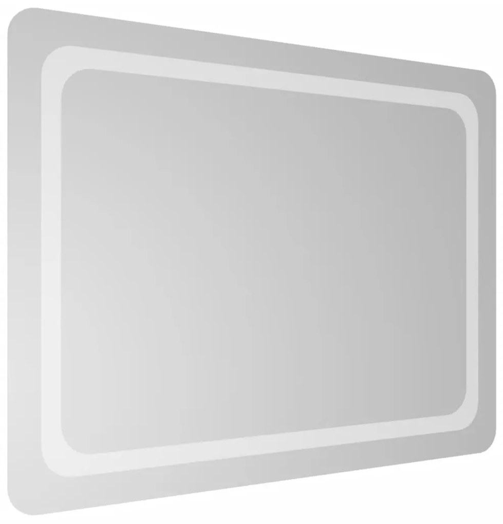 vidaXL Καθρέφτης Μπάνιου με LED 60x80 εκ.