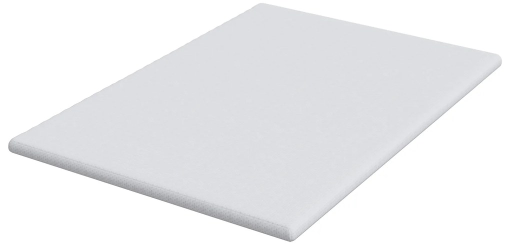 vidaXL Στρώματα Λευκό 140 x 190 cm 100% ύφασμα πολυεστέρα με τζακάρ