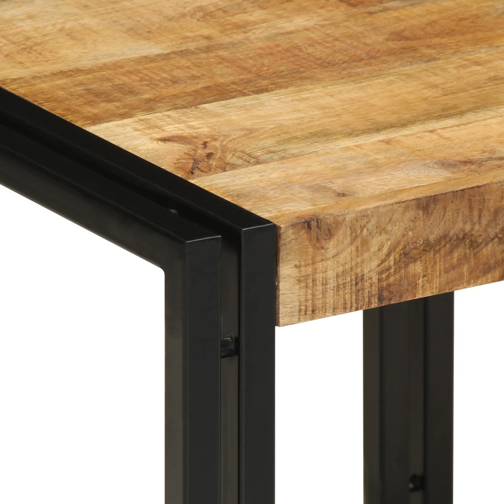 vidaXL Τραπέζι καφέ 40x50x38 εκ Μασίφ τραχύ ξύλο μάνγκο