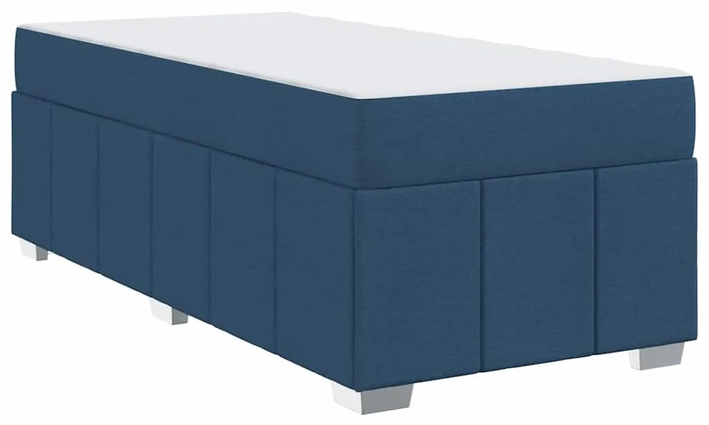 vidaXL Σκελετός Κρεβατιού Μπλε 120 x 190 cm ύφασμα
