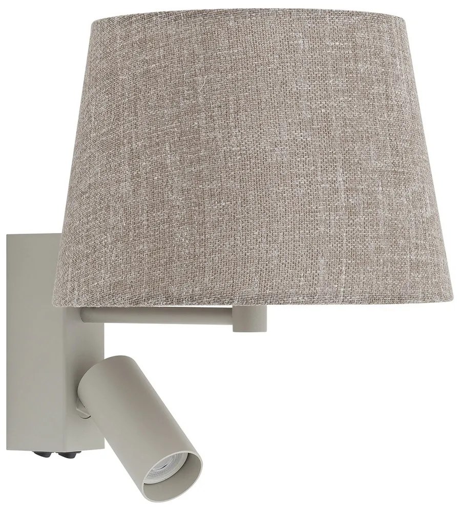 Φωτιστικό Τοίχου Tutoia 11684 23x25.5-30cm 10W Led, 10W Gu10/Led Beige Nowodvorski