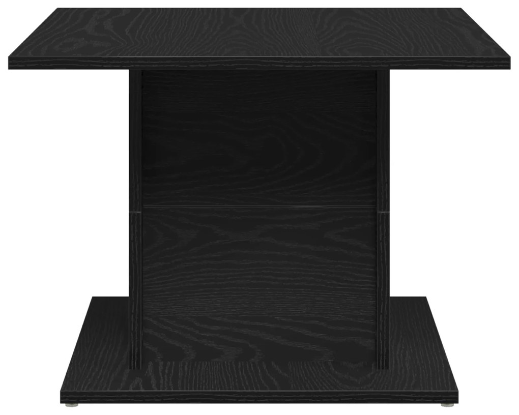 vidaXL Τραπεζάκι Σαλονιού Μαύρη Δρυς 55.5x55.5x40 εκ. Επεξεργασμένο Ξύλο