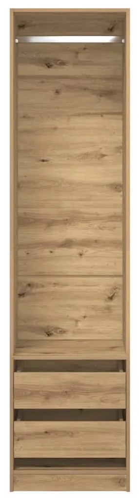 vidaXL Ντουλάπα Τεχνίτης Δρυς 50x50x200εκ από Επεξεργασμένο Ξύλο