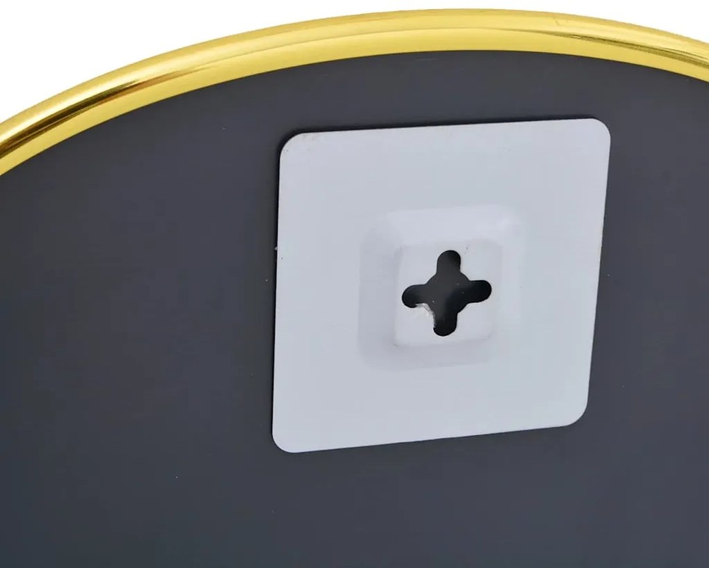 vidaXL Καθρέφτης Τοίχου Χρυσός 30x25 εκ.