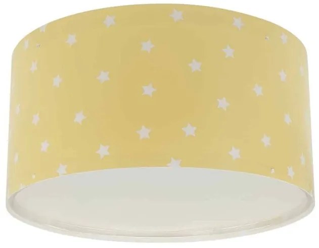 Πλαφονιέρα Παιδικό Φωτιστικό Οροφής Starlight Yellow 82216 A Ango-82216A-Κίτρινο 82216A