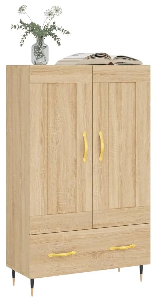 vidaXL Ντουλάπα Sonoma Δρυς 69,5 x 31 x 115 εκ. από Επεξεργασμένο Ξύλο