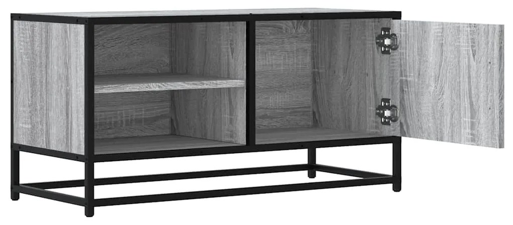 vidaXL Έπιπλο Τηλεόρασης Γκρι Sonoma 80x34,5x40 εκ. Επεξ. Ξύλο