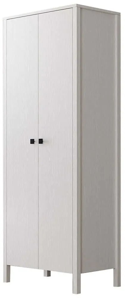 Ντουλάπα Δίφυλλη 787CDL1304 70x45x195cm White Δίφυλλη