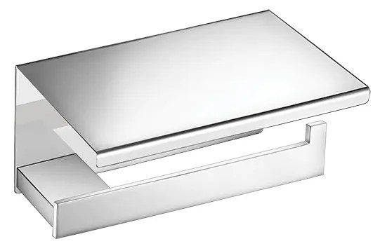 Χαρτοθήκη με Καπάκι Sanco Monogram Chrome 120407-A03