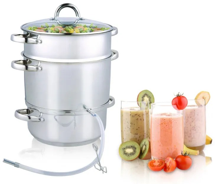 Αποχυμωτής Rosberg R51260A, 8 λίτρων, Επαγωγικός, Inox