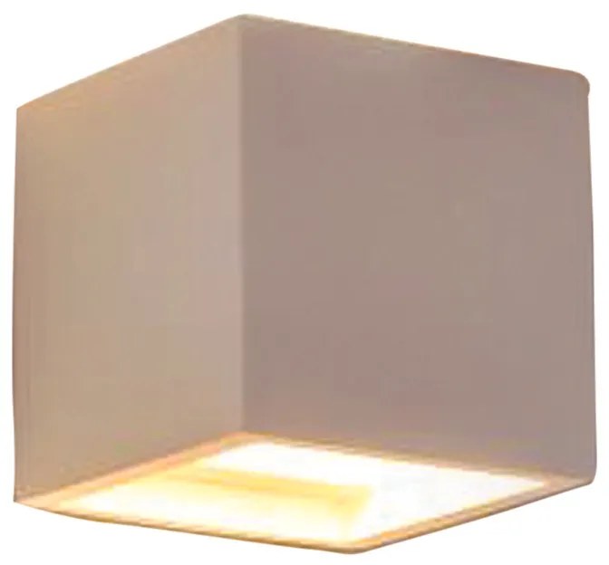 InLight Επιτοίχιο φωτιστικό λευκό από γύψο 1XG9 D:11,5cm 43414