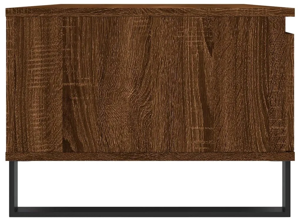 vidaXL Τραπεζάκι Σαλονιού Καφέ Δρυς 90x50x36,5 εκ. Επεξεργασμ. Ξύλο
