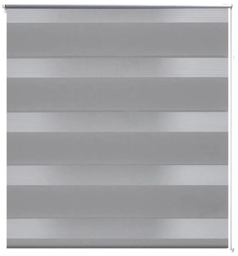 vidaXL Σύστημα Σκίασης Ρόλερ Zebra Γκρι 120 x 230 εκ.