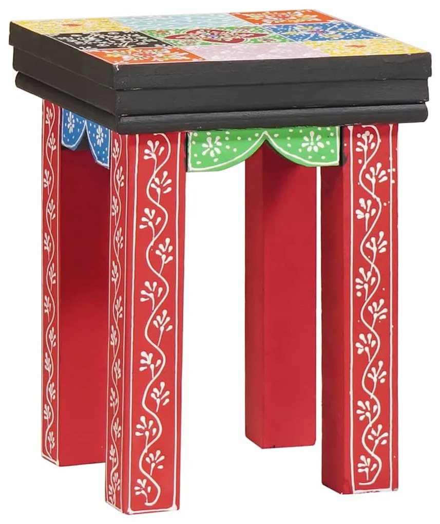 vidaXL Τετράγωνο τραπέζι 3 pcs Πολύχρωμο