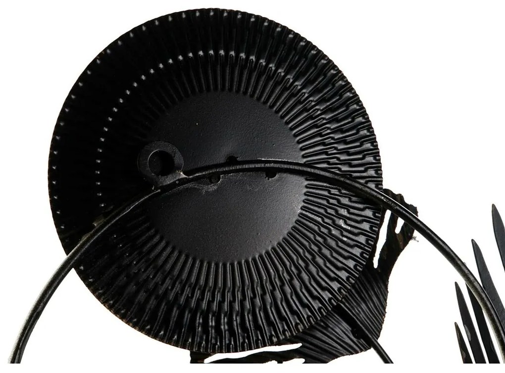 Διακοσμητική Φιγούρα DKD Home Decor 90 x 8,3 x 49 cm Γκρι Χρυσό Χαλκός Κύκλους