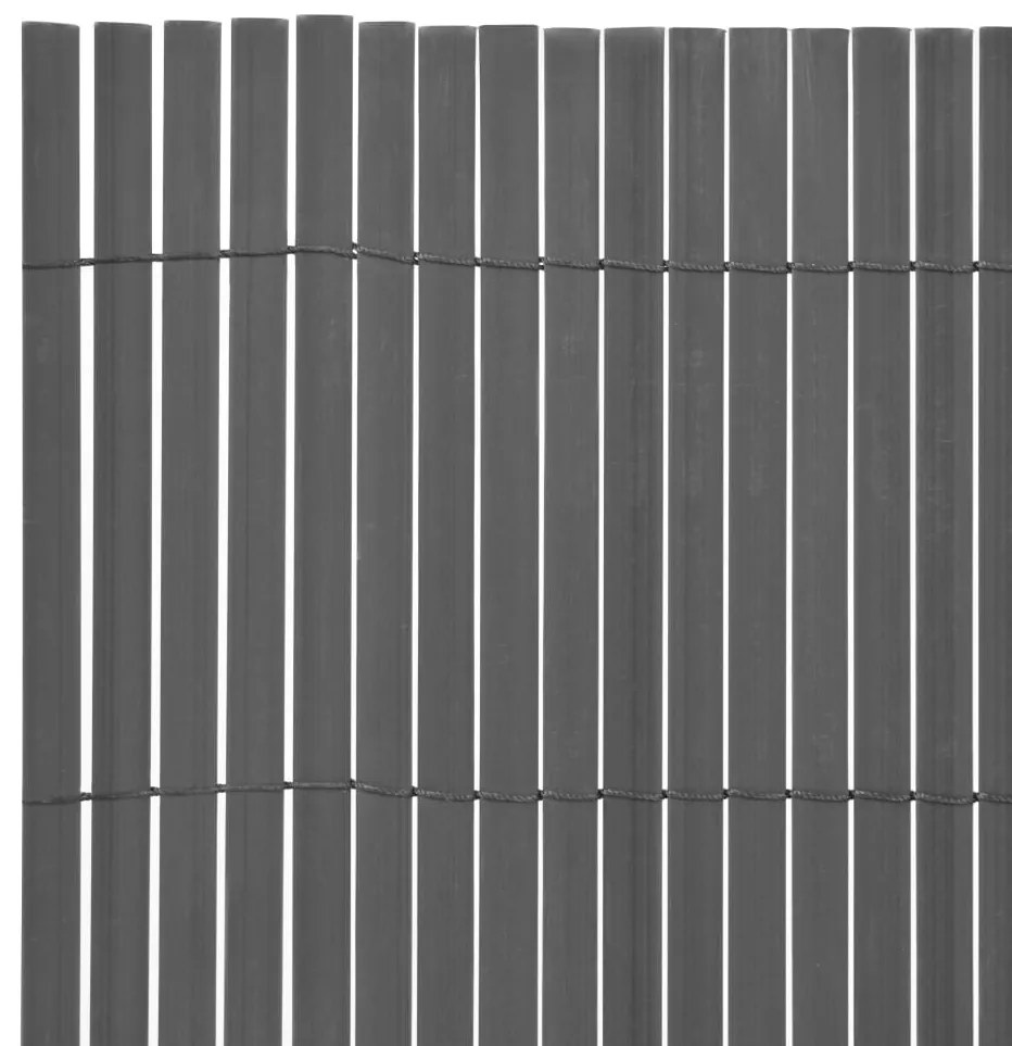 ΠΕΡΙΦΡΑΞΗ ΚΗΠΟΥ ΔΙΠΛΗΣ ΌΨΗΣ ΓΚΡΙ 90 X 300 ΕΚ. ΑΠΟ PVC 43626