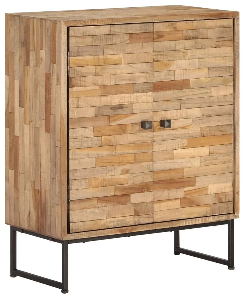 vidaXL Μπουφές Ψηλός 60 x 30 x 75 εκ. από Μασίφ Ανακυκλωμένο Ξύλο Teak