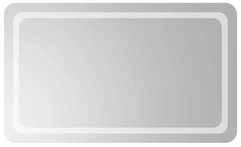 vidaXL Καθρέφτης Μπάνιου με LED 100x60 εκ.