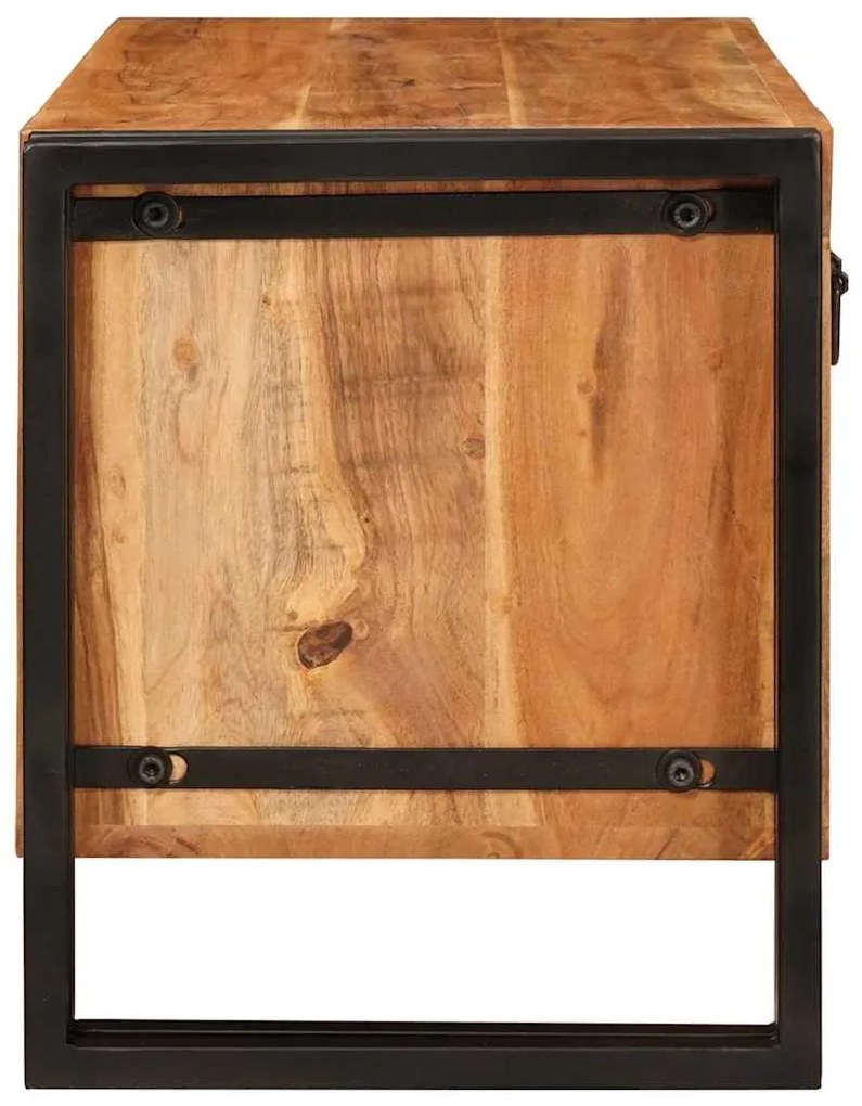 vidaXL Ντουλάπα Παπουτσιών Καφέ 90 x 38 x 45 εκ. Μασίφ ξύλο ακακίας
