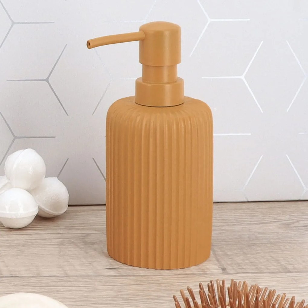 Δοχείο Κρεμοσάπουνου 230ml (Φ7x17) T-D 62103199 Mustard