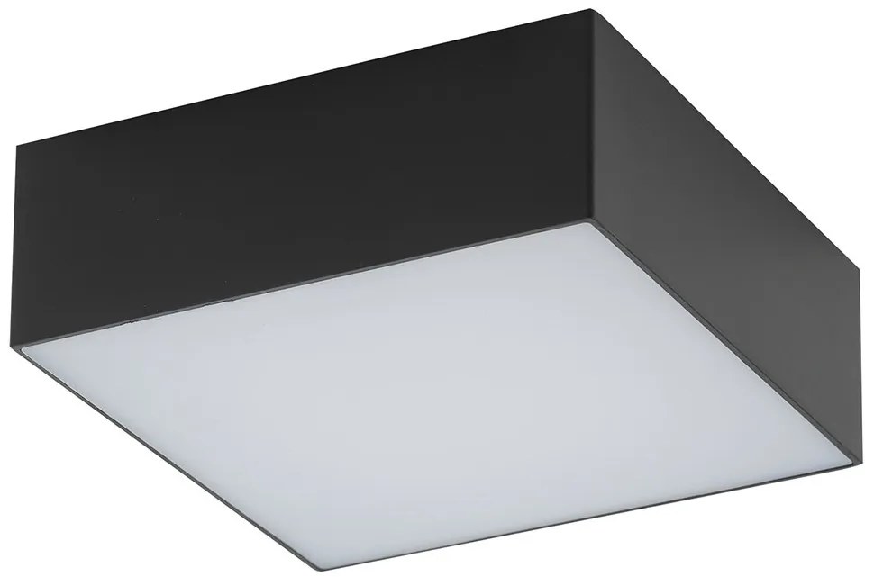 Φωτιστικό Οροφής - Πλαφονιέρα Lid Square 10424 11x4cm 15W 3000K 1200lm Led Black-White Nowodvorski