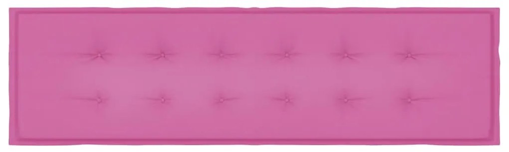 vidaXL Μαξιλάρι Παγκάκι Κήπου Ροζ 180 x 50 x 4 cm Ύφασμα Oxford