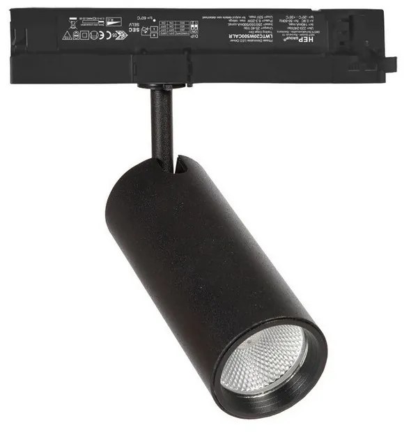 Σποτ Ράγας VK/04350/TR/D/B/18/940 Dimmable 220-240V Led 16.0W 4000K 2.167lm 18° IP20 Black VKLed