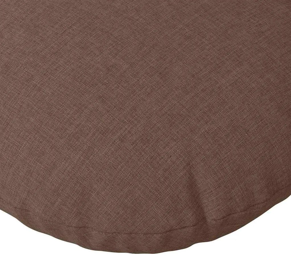 vidaXL Μαξιλάρια καθισμάτων 2 pcs Καφέ Ø30 x 13 εκ ύφασμα