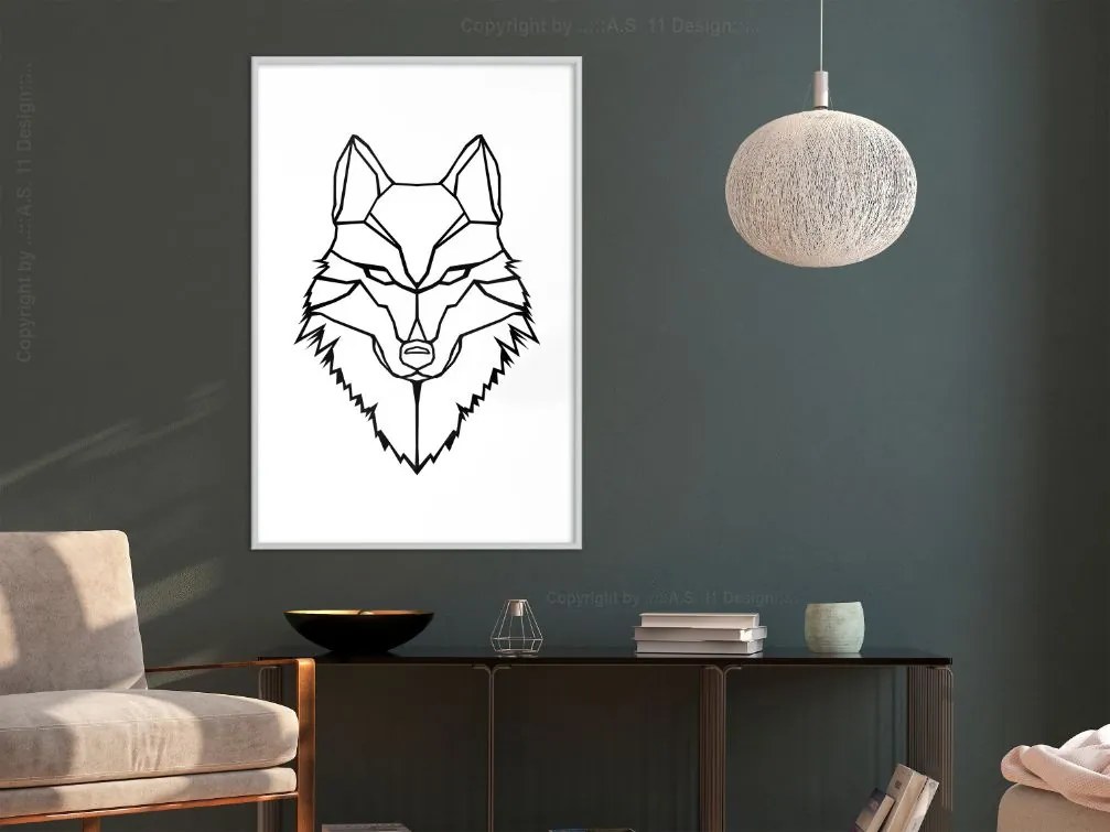 Αφίσα - Wolf Look - 20x30 - Χρυσό - Χωρίς πασπαρτού