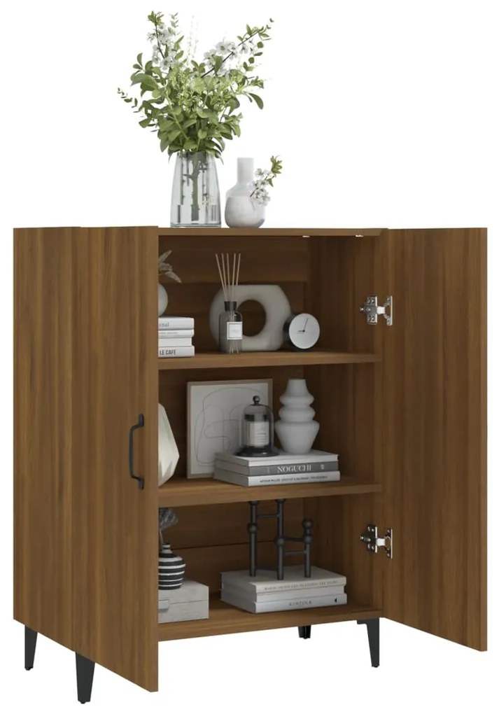 vidaXL Ντουλάπι Καφέ Δρυς 70 x 34 x 90 εκ. από Επεξεργασμένο Ξύλο