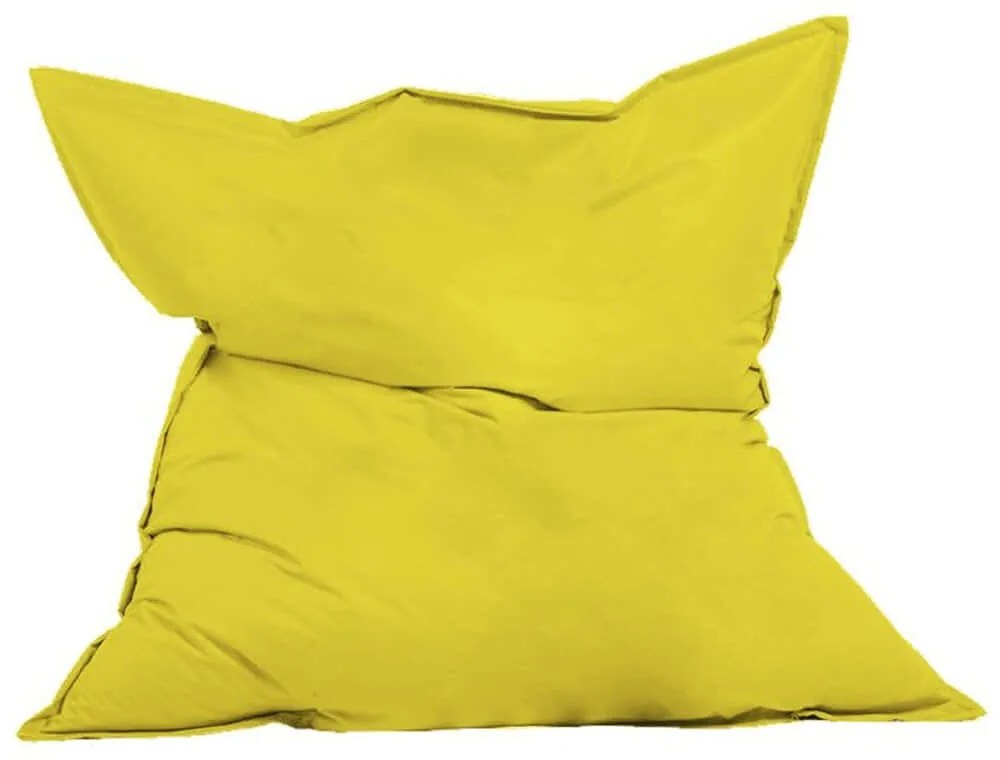 Πουφ - Μαξιλάρα Αδιάβροχο Giant 248FRN1237 140x30x180cm Yellow