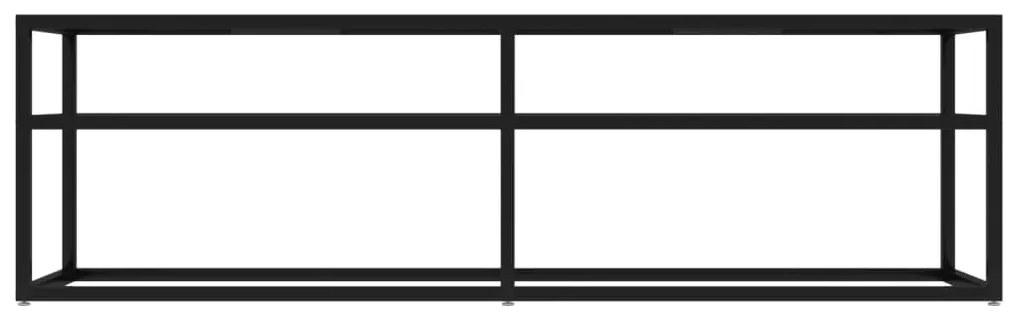vidaXL Έπιπλο Τηλεόρασης Μαύρο 140 x 40 x 40,5 εκ. από Γυαλί Ασφαλείας