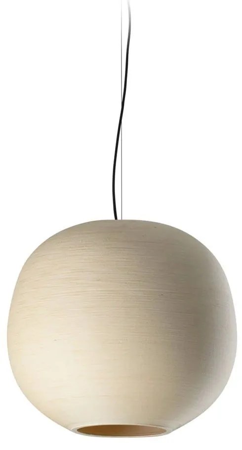 Φωτιστικό Οροφής Κρεμαστό Tierra 500 20401 1XE27 50x42,6cm Natural-Black Faro Barcelona