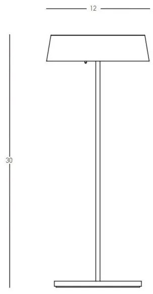 Επιτραπέζιο Φωτιστικό LED 2,2W IP54 3000K Zambelis-E291-Χρυσό E291
