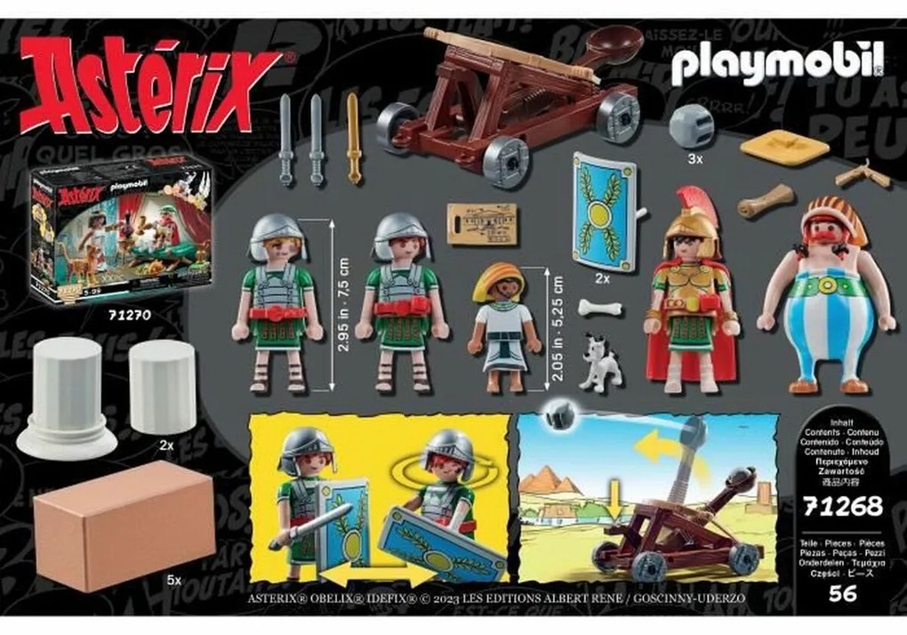 Playset Playmobil Astérix: Numerobis and the Battle of the Palace 71268 56 Τεμάχια