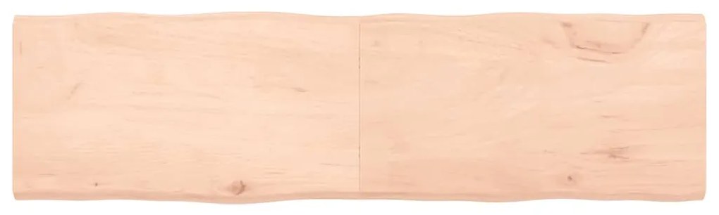 vidaXL Επιφάνεια Τραπεζιού 180x50x(2-4) εκ. Ακατέργ. Μασίφ Ξύλο Δρυός