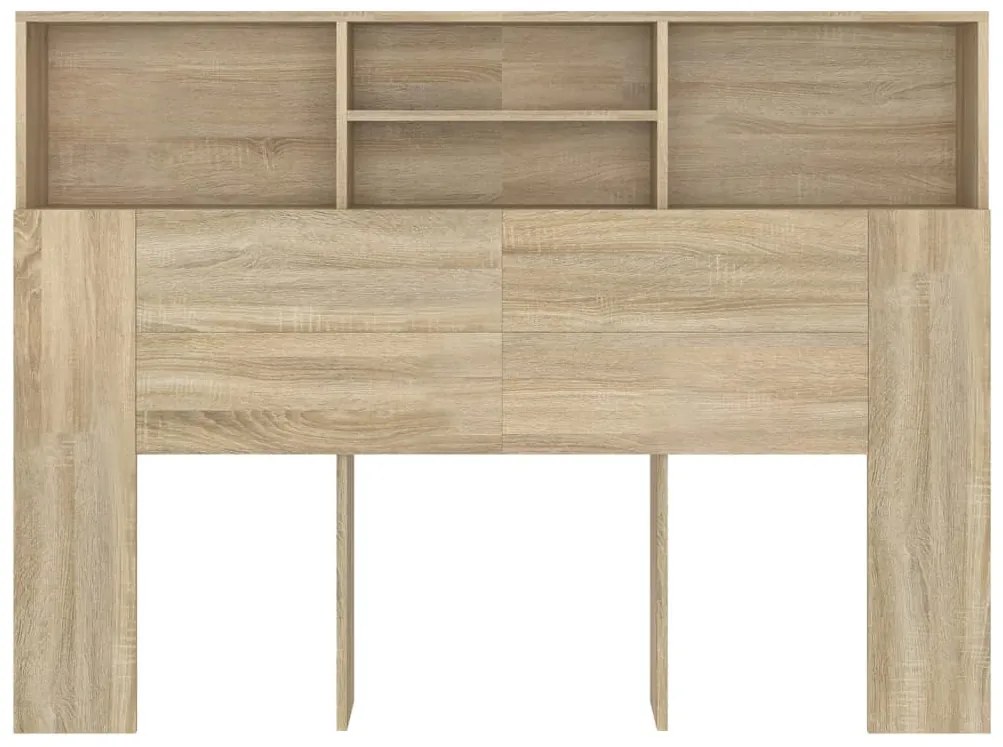 vidaXL Κεφαλάρι Ντουλάπι Sonoma Δρυς 140x19x103,5 εκ.