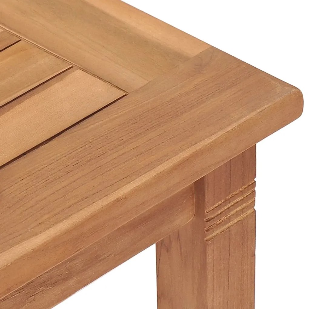 vidaXL Τραπεζαρία Κήπου 85 x 85 x 75 εκ. από Μασίφ Ξύλο Teak