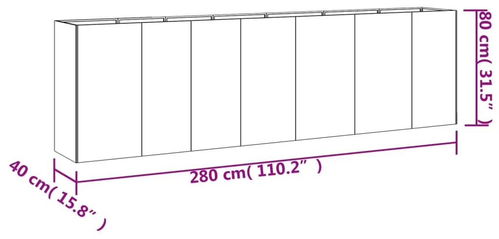 ΖΑΡΝΤΙΝΙΕΡΑ 280 X 40 X 80 ΕΚ. ΑΠΟ ΑΤΣΑΛΙ ΣΚΛΗΡΥΘΕΝ ΣΤΟΝ ΑΕΡΑ 824528