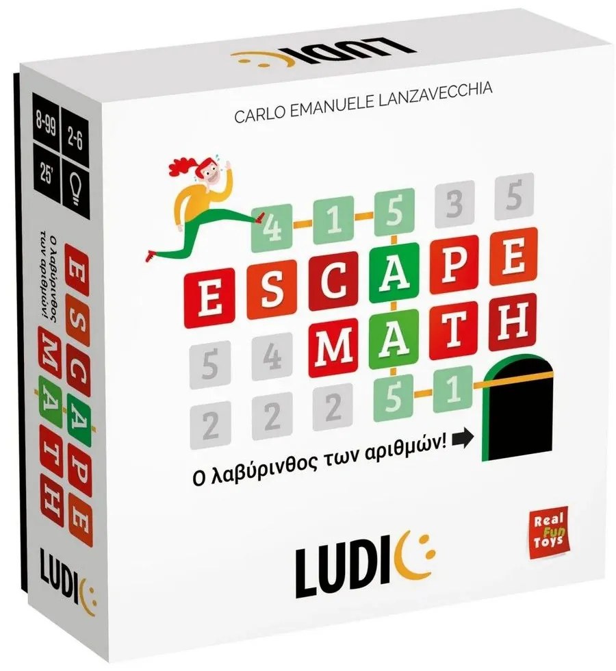 Επιτραπέζιο Παιχνίδι Ludic Escape Math 55.52729 8+ Ετών 2-6 Παίκτες Multi Headu