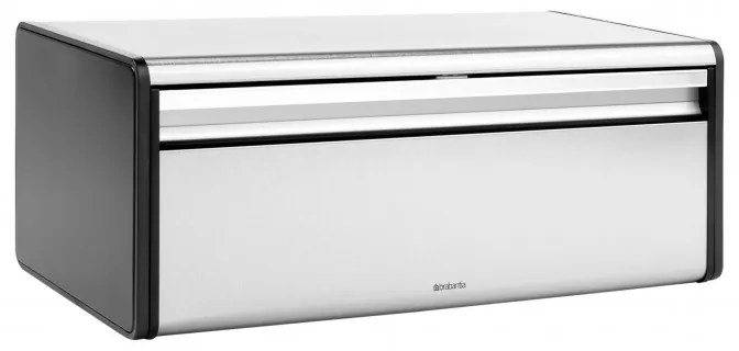 Κουτί για ψωμί Brabantia Fall Front 107852, 18 l, 46,5x25 cm, Επιτοίχια, Χωρίς δακτυλικά αποτυπώματα, Inox/Matt