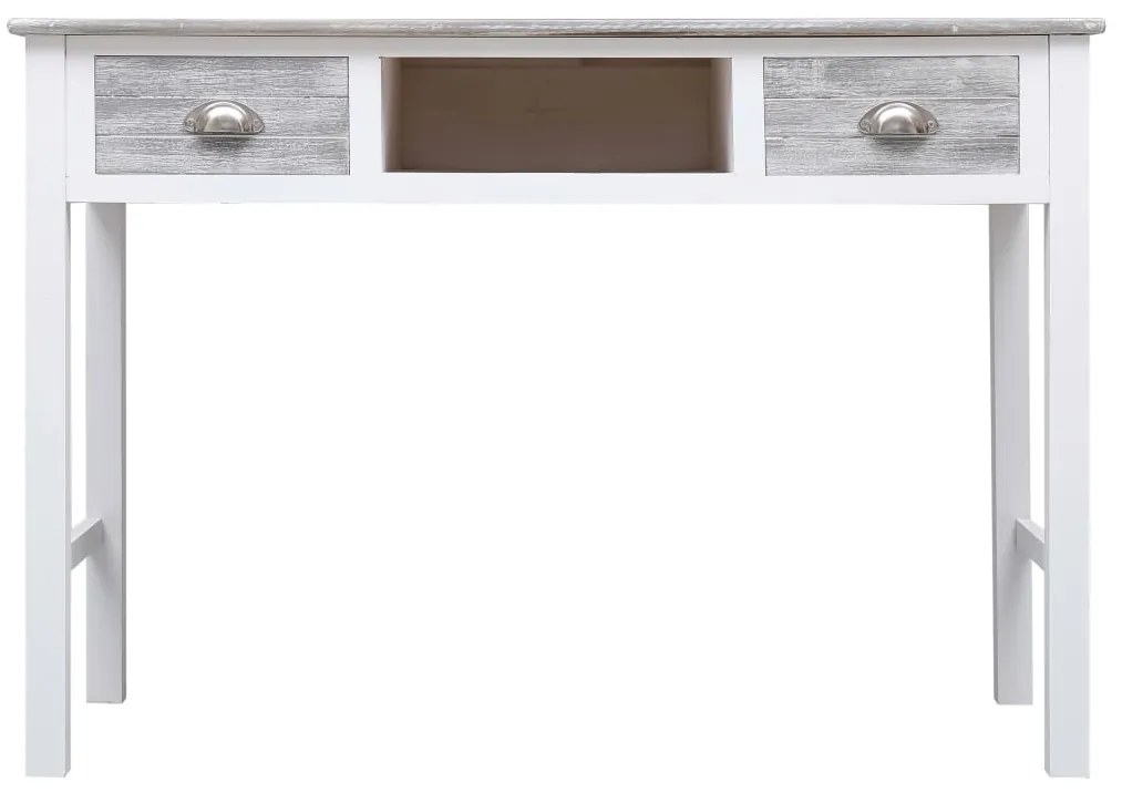 vidaXL Γραφείο Γκρι 110 x 45 x 76 εκ. Ξύλινο